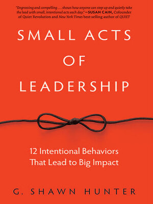 cover image of Small Acts of Leadership